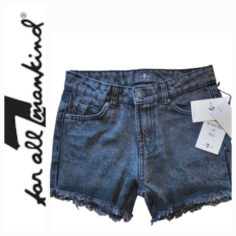 NWT-7 For All Mankind Jean Denim Girl's Shorts
